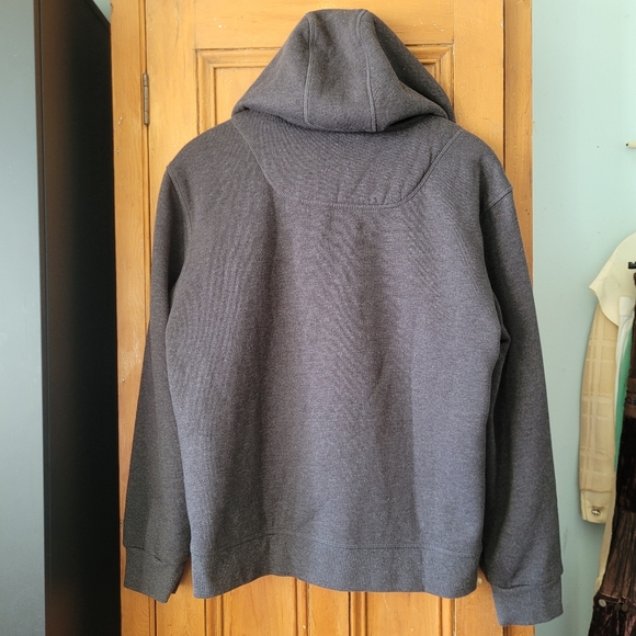 BC Clothing Sherpa Lined Full Zip Hoodie Charcoal Grey Men's Medium - Picture 4 of 14